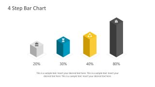 Infographic Icons Bar Chart Slide