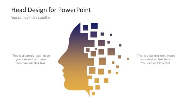 Free PowerPoint Technology Smart Head