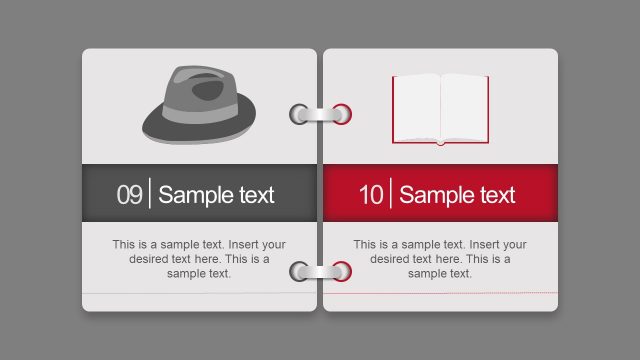 Free PowerPoint Index Card Slide