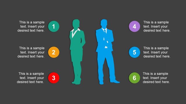 Comparison Presentation of Silhouette Icons
