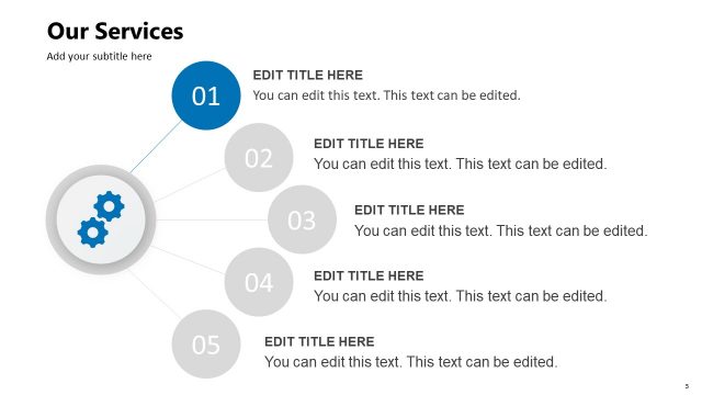 Services Layout 5 Step Diagram