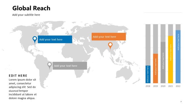 Global Reach of Company Profile Template