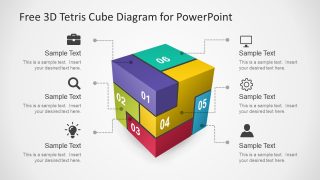 3D Cube Puzzle Diagram