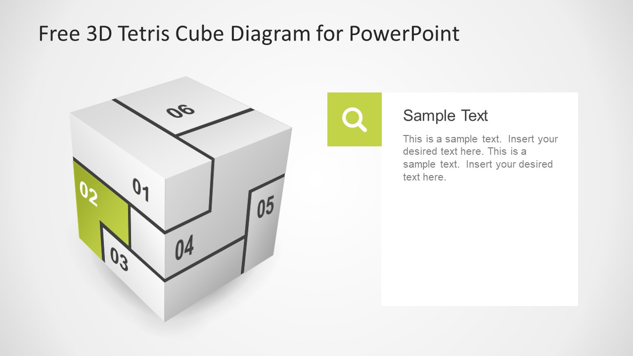 Hình khối Tetris 3D miễn phí cho PowerPoint là một phương tiện hữu ích để thể hiện các khái niệm một cách rõ ràng. Với mẫu này, bạn sẽ có thể tạo ra các bản trình chiếu độc đáo và rất ấn tượng. Hãy chứng tỏ sự tinh tế của bạn trong thiết kế của mình bằng cách sử dụng mẫu Tetris 3D miễn phí!