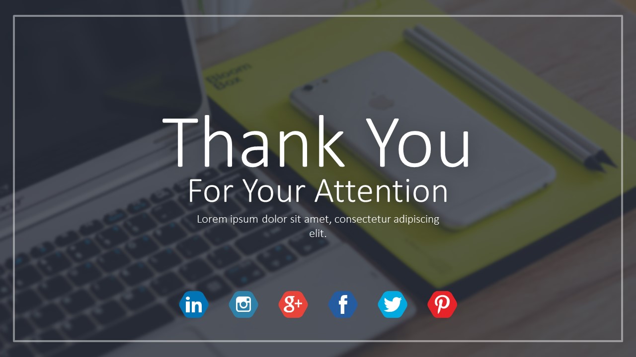 Free Thank you Slide Vision and Mission - SlideModel