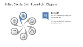 Stages of 6 Circular Segment Slides