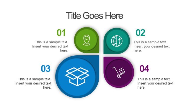 Free Four Step Infographic Presentation