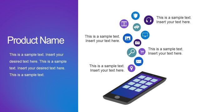 Product PowerPoint Mobile Phone Clipart