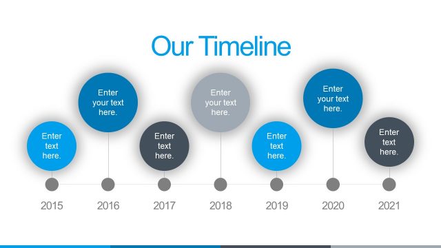 Timeline PowerPoint Bubble Layout
