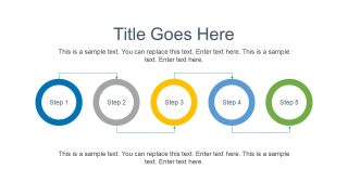 PowerPoint Timeline Diagram Circular Design