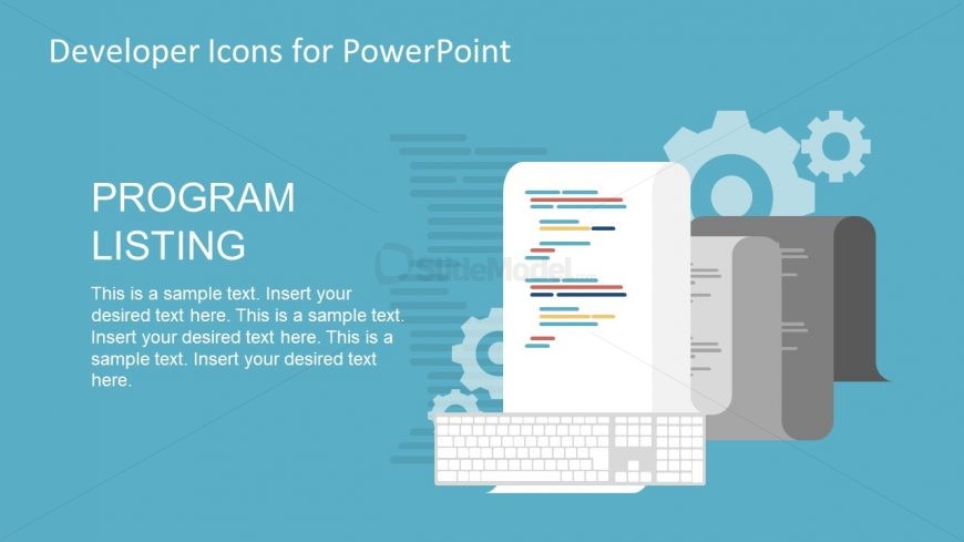 PowerPoint Template of Web Codes