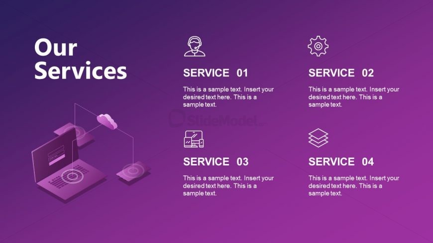 Services Slide in Technology Company Introduction