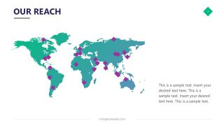 World Map Silhouette Template