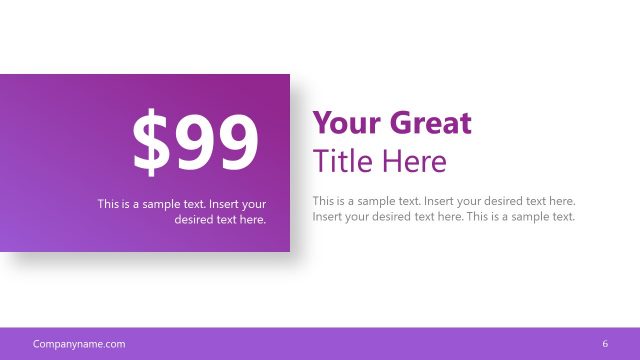 Finances PowerPoint Content Layout