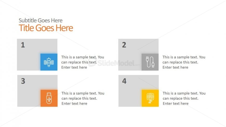 Animations 4 Steps PowerPoint