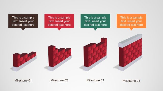 3D Brick Wall PowerPoint