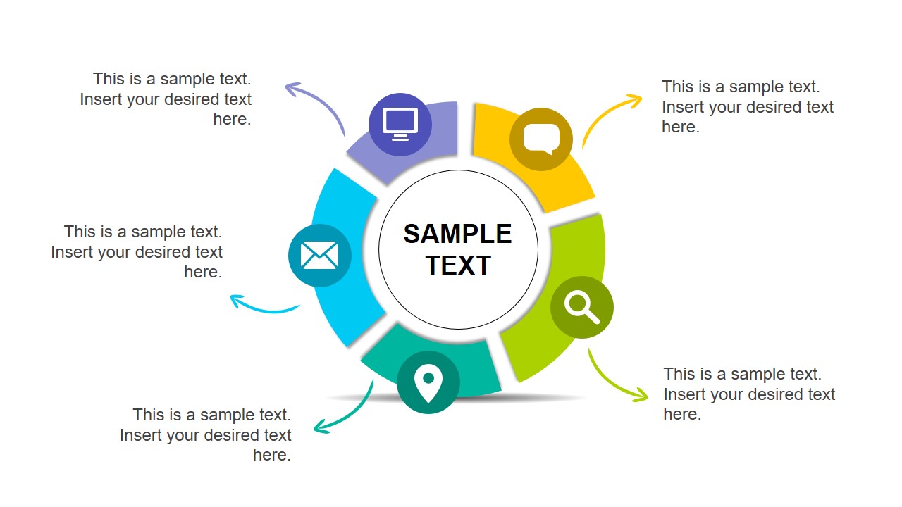 Power Points Diagram Editing Circular Roadmap Slidemodel Lin