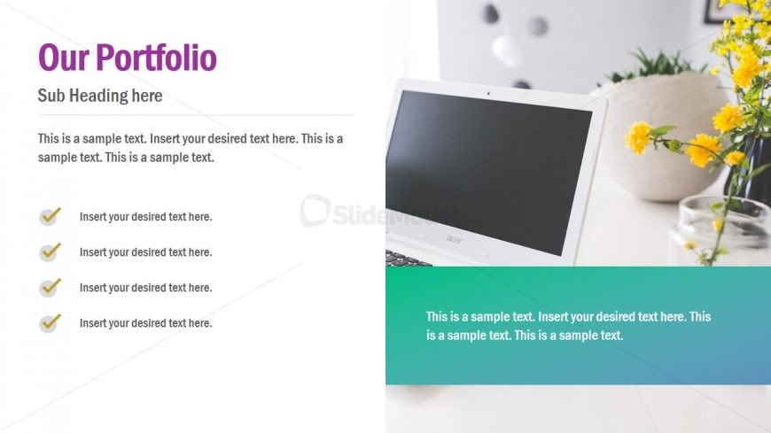 Two Contents Portfolio Template