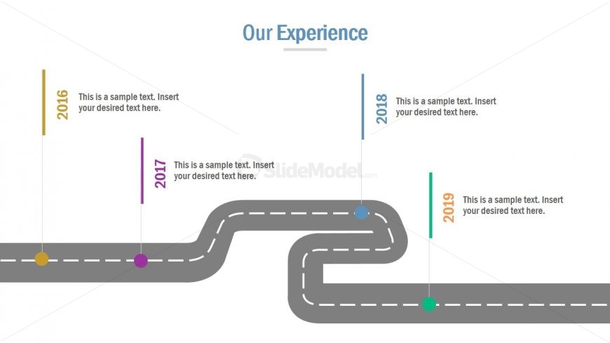 Slide of Roadmap Timeline Design