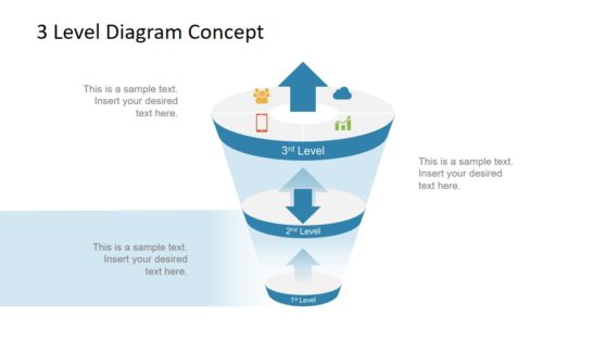 3 Level Semi-Transparent Diagram