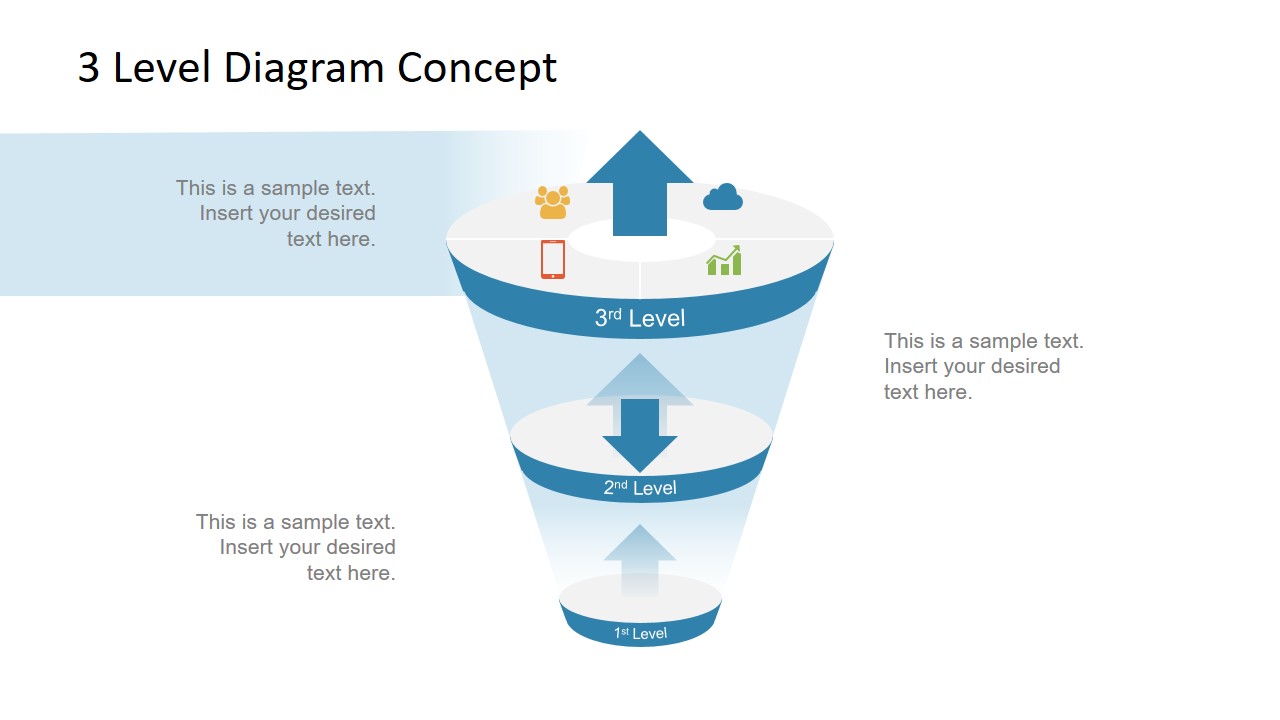 Slide of 3 Level Diagram Concept