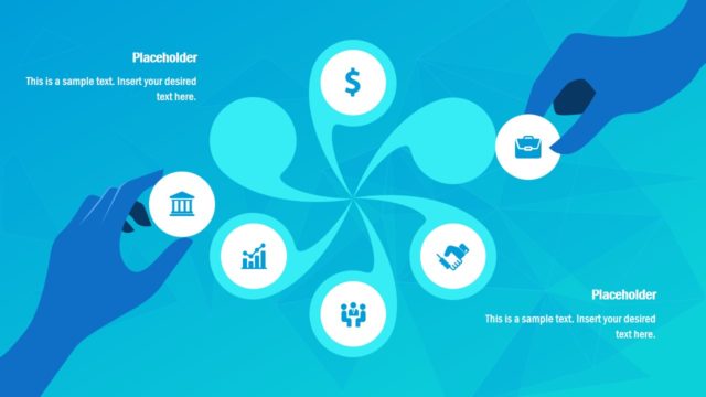 Hand Picking Items Diagram PowerPoint