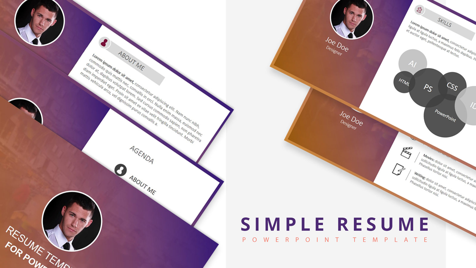 professional resume ppt templates free download