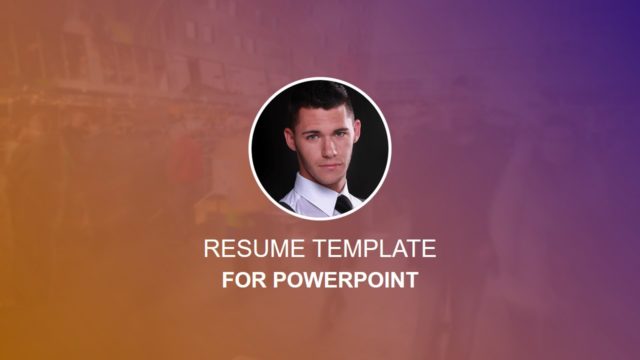 Resume PowerPoint Template Slide