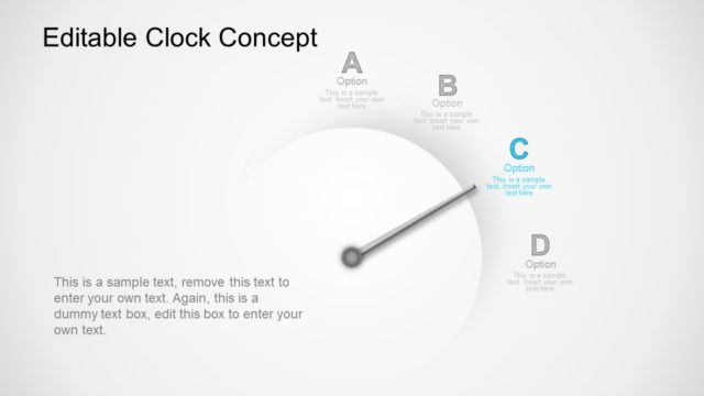 Business Schedule Clock PowerPoint