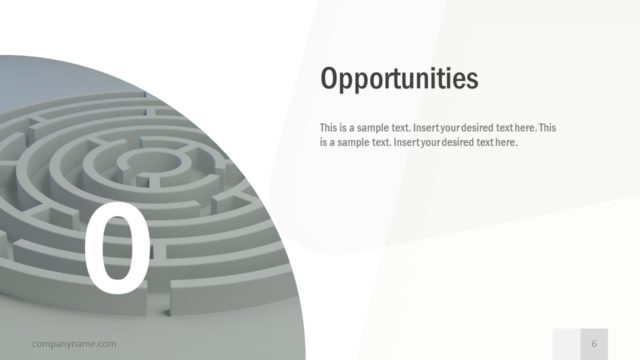SWOT Opportunities Business PowerPoint