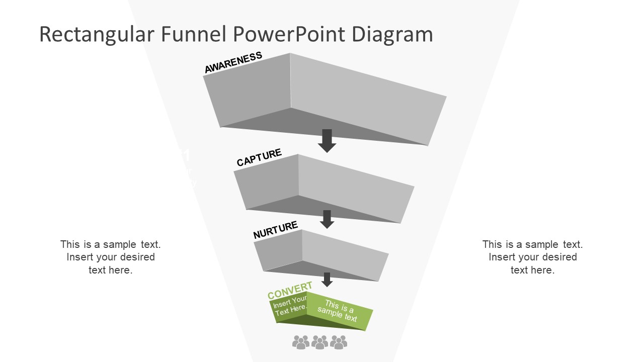 3D Design of Funnel Diagram