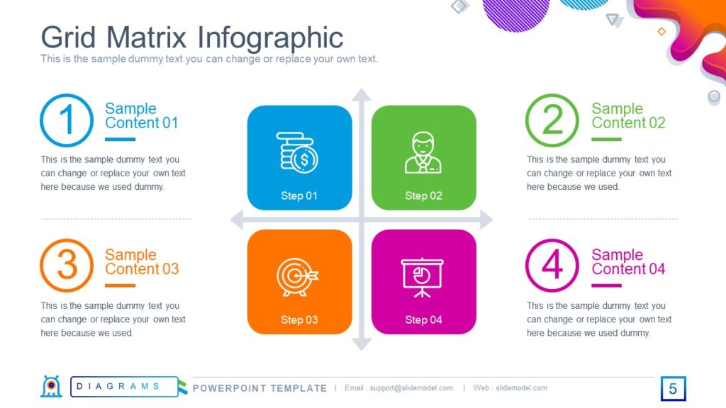 Comparison Matrix Slide Diagram - SlideModel