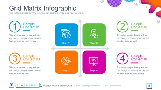 Comparison Matrix Slide Diagram - SlideModel