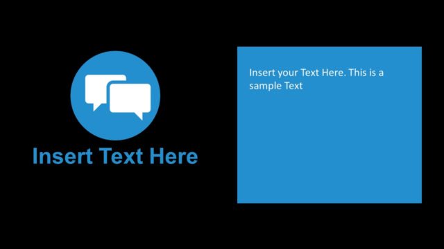 Speech Bubble Icons Slide of Zoom