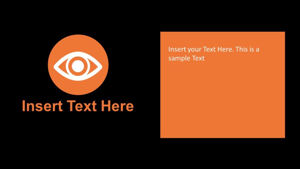Preview Eye Icon Slide PowerPoint - SlideModel