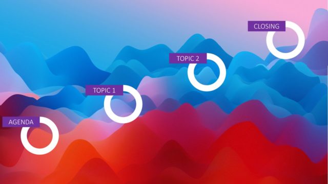 Animated Zoom Roadmap PowerPoint