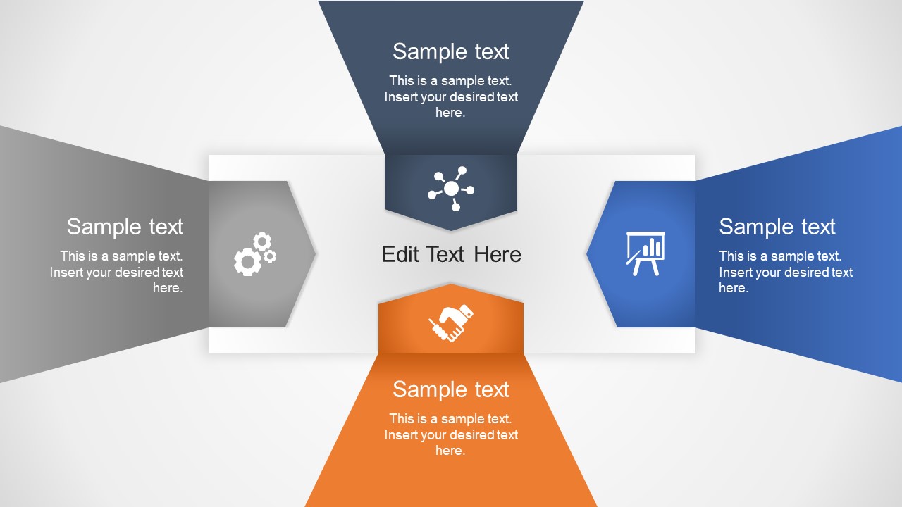 4 Steps PowerPoint Arrow Diagram