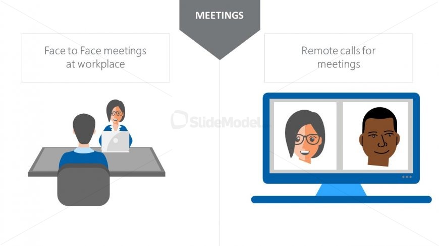 Slide of Virtual Meeting Comparison 