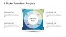 Template of 4 blockers Diagram - SlideModel