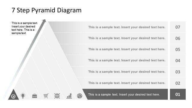 Slide of 7 Layer Pyramid Diagram