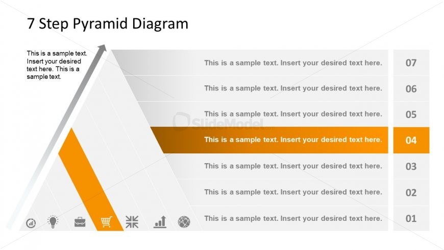 Level 4 Pyramid Diagram Template
