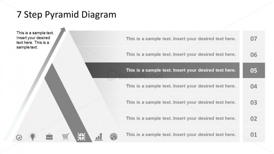 Level 5 Pyramid Diagram Template