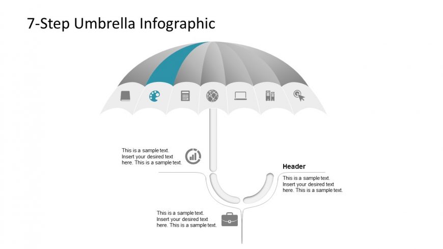Security Template PowerPoint Umbrella 