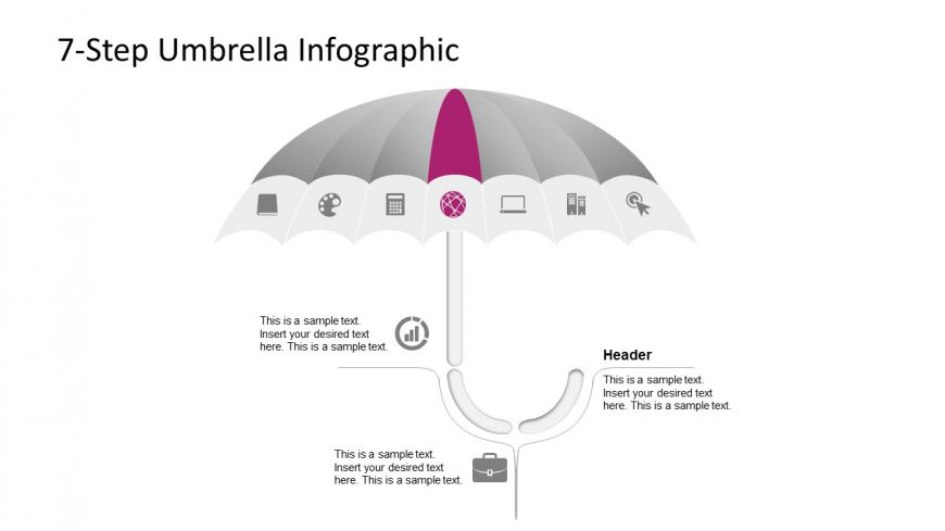 Business PowerPoint Umbrella Diagram