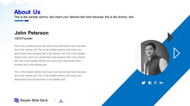 Company Introduction PowerPoint Slide Deck