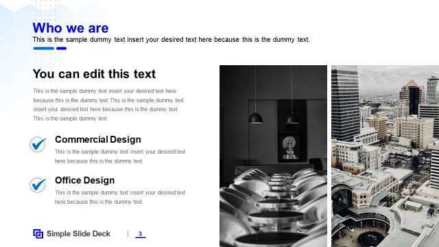 Company PowerPoint Who We are