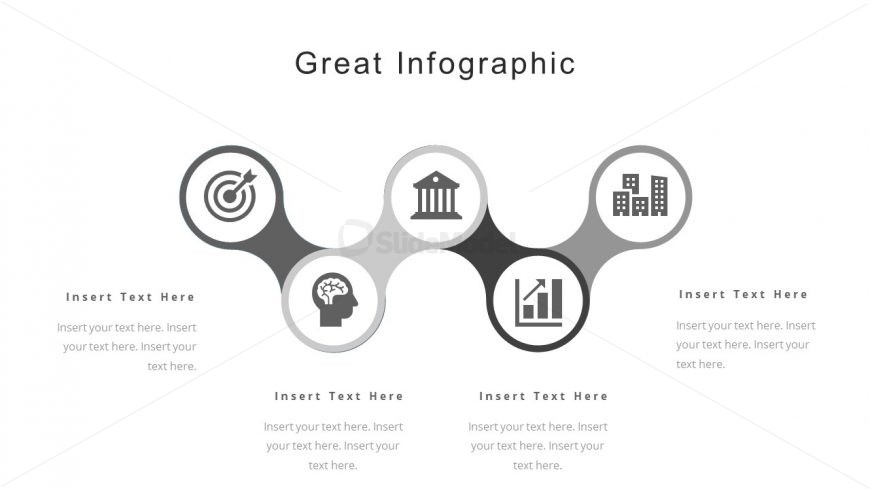 Corporate Portfolio Infographic Timeline PowerPoint