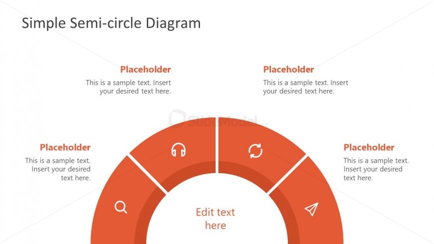 Semi-Circle PowerPoint Diagram Design