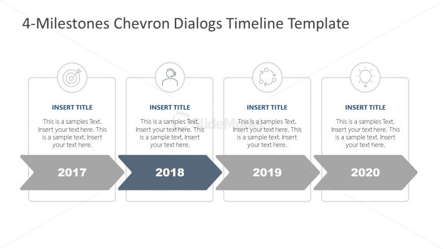 Editable Chevron PowerPoint Diagram 