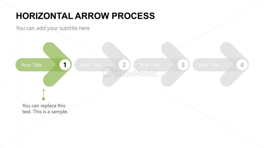 Arrow PowerPoint Template Step 1